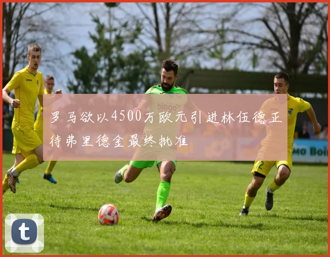 罗马欲以4500万欧元引进林伍德正待弗里德金最终批准